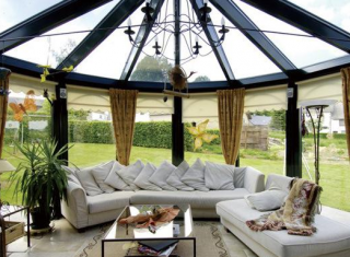 陽光房視覺的連貫性不僅僅體現(xiàn)在室內光線的一